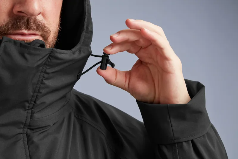 2025 Red Equipment Long Sleeve Changing Robe in Stealth Black 15k Waterproof-3