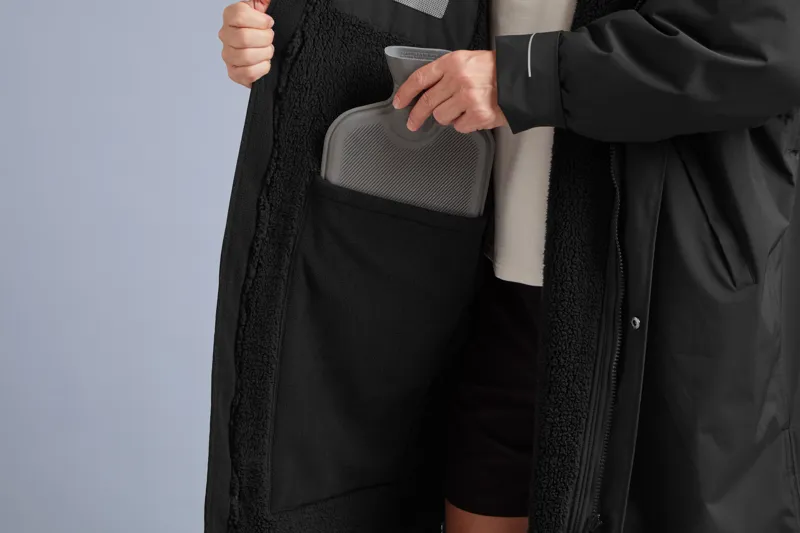 2025 Red Equipment Long Sleeve Changing Robe in Stealth Black 15k Waterproof-4