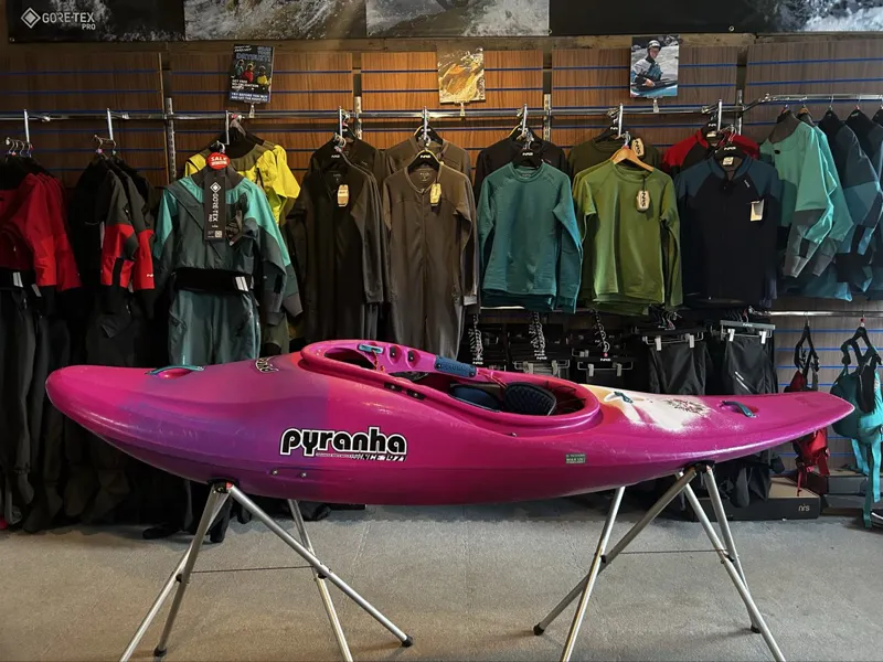 Pyranha Firecracker 242 Elite Ex Demo Fuchsia/Purple/White Used Boat-1
