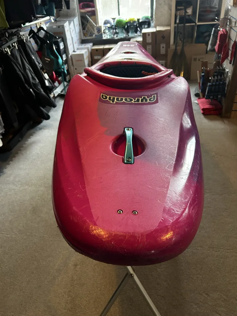 Pyranha Firecracker 242 Elite Ex Demo Fuchsia/Purple/White Used Boat-3