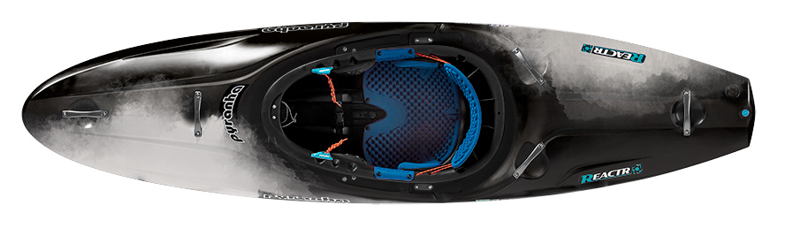 2025 Pyranha ReactR River Running Kayak Black and White Small  Custom