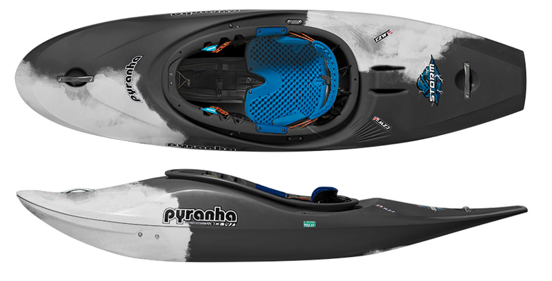 2026 New Pyranha Storm Kayak Custom Colours Black/White Large