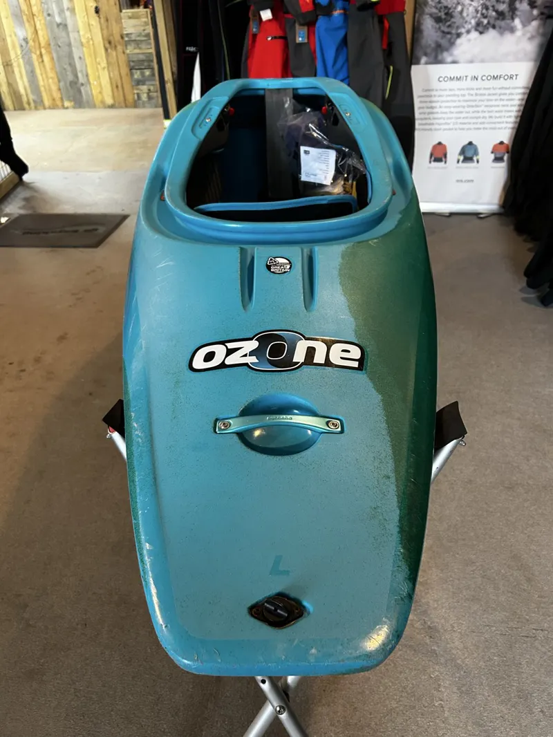 2025 Pyranha Ozone Freeride Kayak Large Turquoise/Green Ex Demo-6