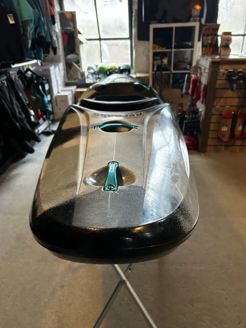 2025 Pyranha Kayaks ReactR Medium Elite Ex Demo Black/White Used-5