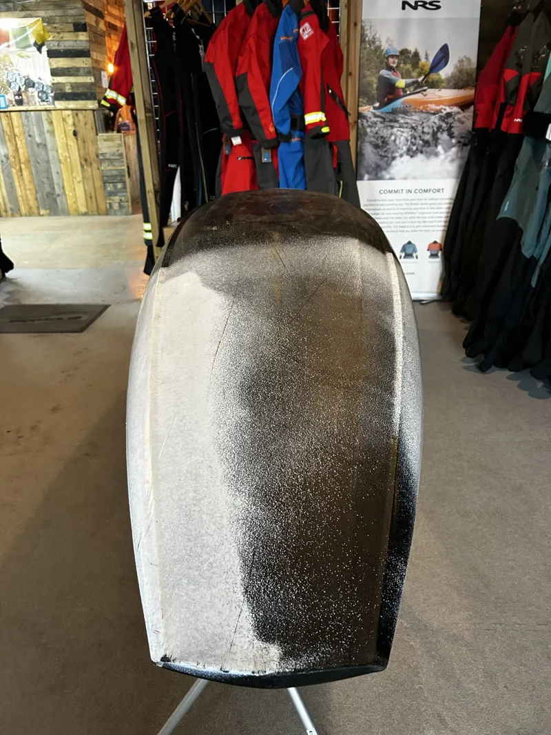 2025 Pyranha Kayaks ReactR Medium Elite Ex Demo Black/White Used-3