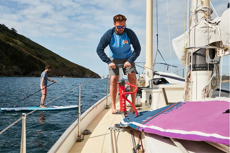 Red Paddle Co Sport 11 3 Touring Inflatable SUP Package Deal Purple-11