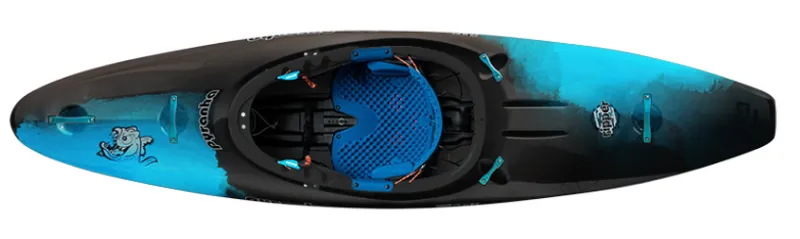 2025 Pyranha Kayaks Ripper 2 Half Slice Elite Black/ Teal Small