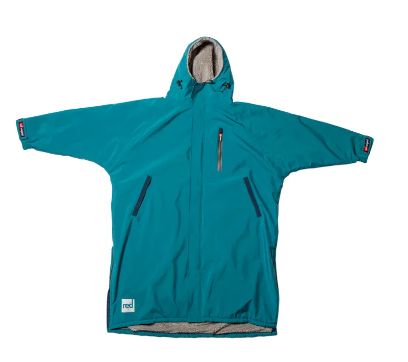 2024 Red Paddle Co Pro Long Sleeved Changing Robe in Teal-1
