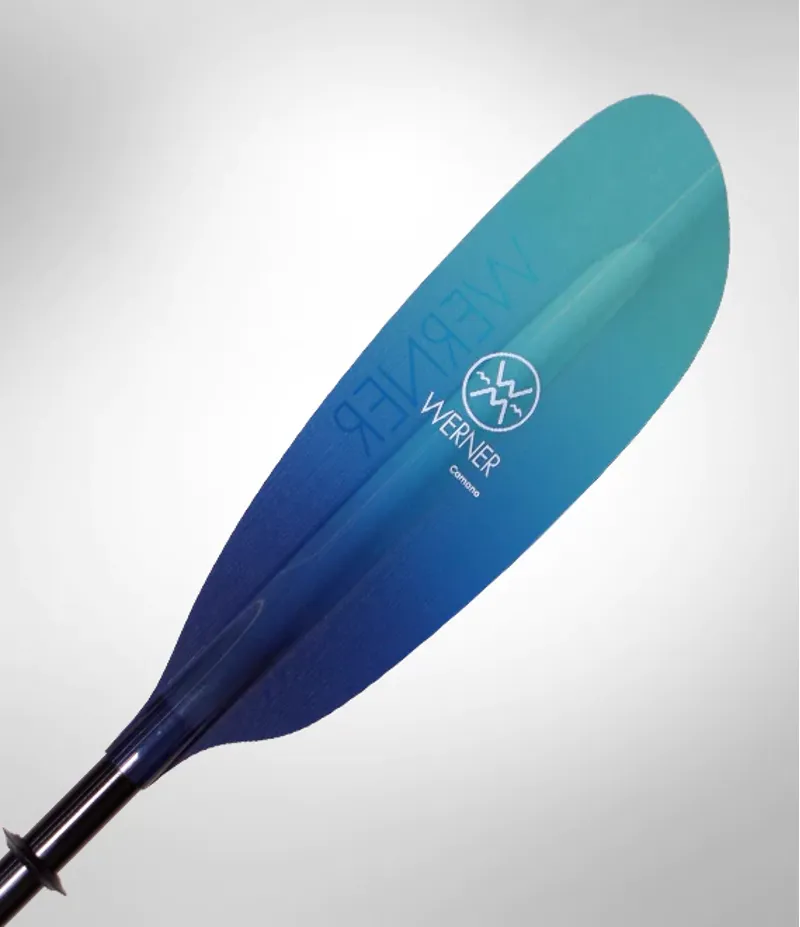 Werner Camano Bent Carbon Shaft Glass Blades Touring Paddle