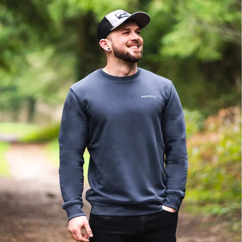 dewerstone Vala Super Soft Organic Cotton Sweatshirt Slate Grey