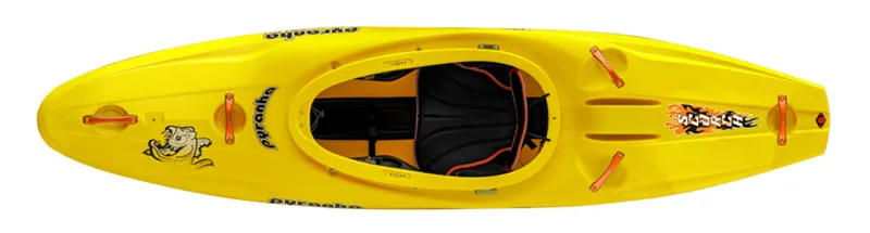 Pyranha Scorch Small Whitewater Kayak in Solid Yellow