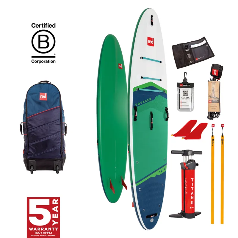 2025 Red Paddle Co 12.6 Voyager Touring SUP Package