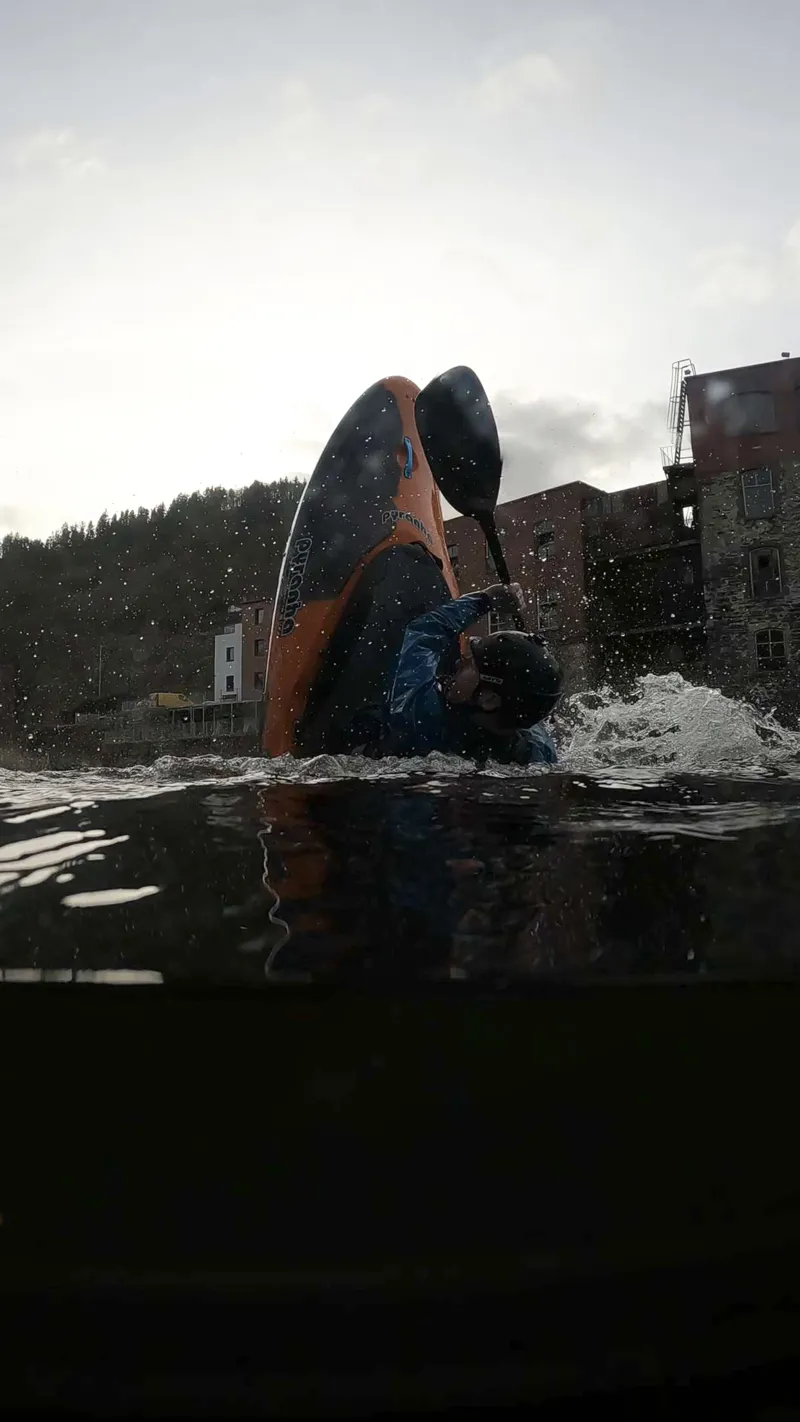 2023 Pyranha Firecracker Down River Freeride Kayak in Smoking Gecko-5