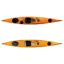 2024 P and H Virgo Compact CoreLiteX Sea Kayak with Skeg in Fuego Orange