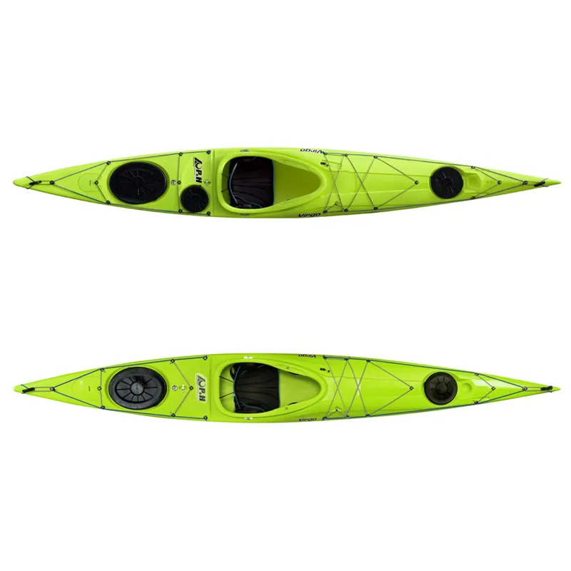 2024 P and H Virgo Compact MZ3 Sea Kayak with Skeg in Lizard Green