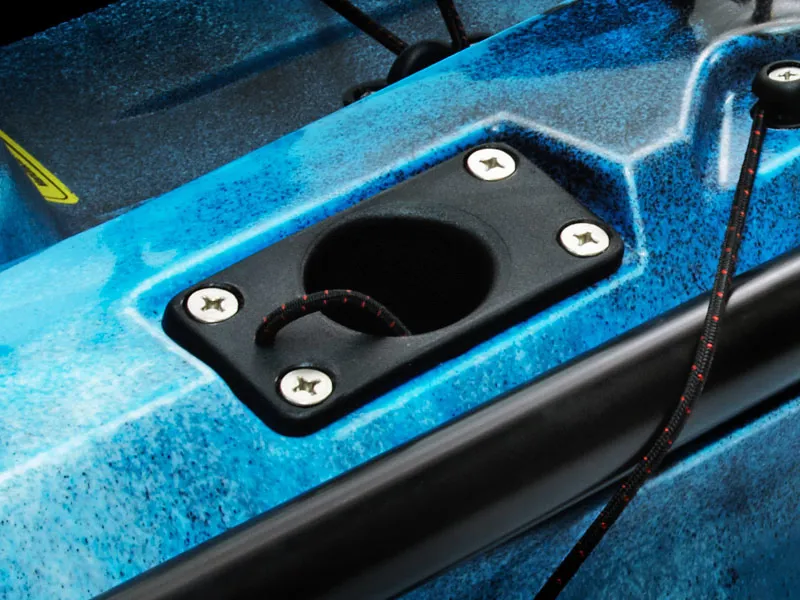 2021 Flush Mounted Fishing Rod Holders for Kayaks in Pairs