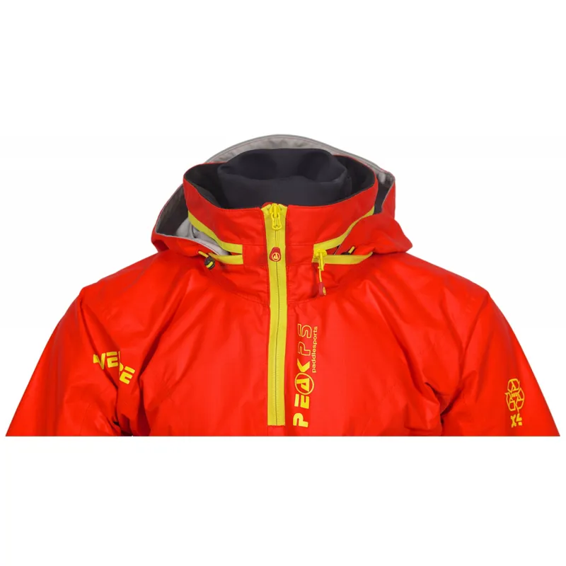 2025 Peak PS Adventure One Piece Suit Shoulder Zip with Hood Red-6