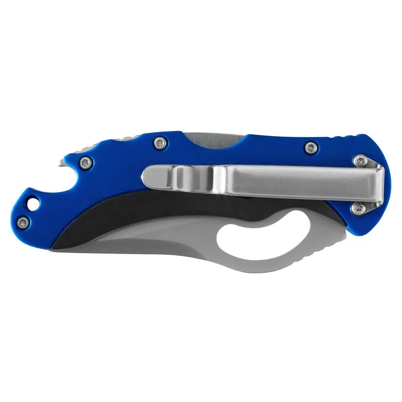 NRS Voss Blunt Tip Stainless River Knife in Blue-2