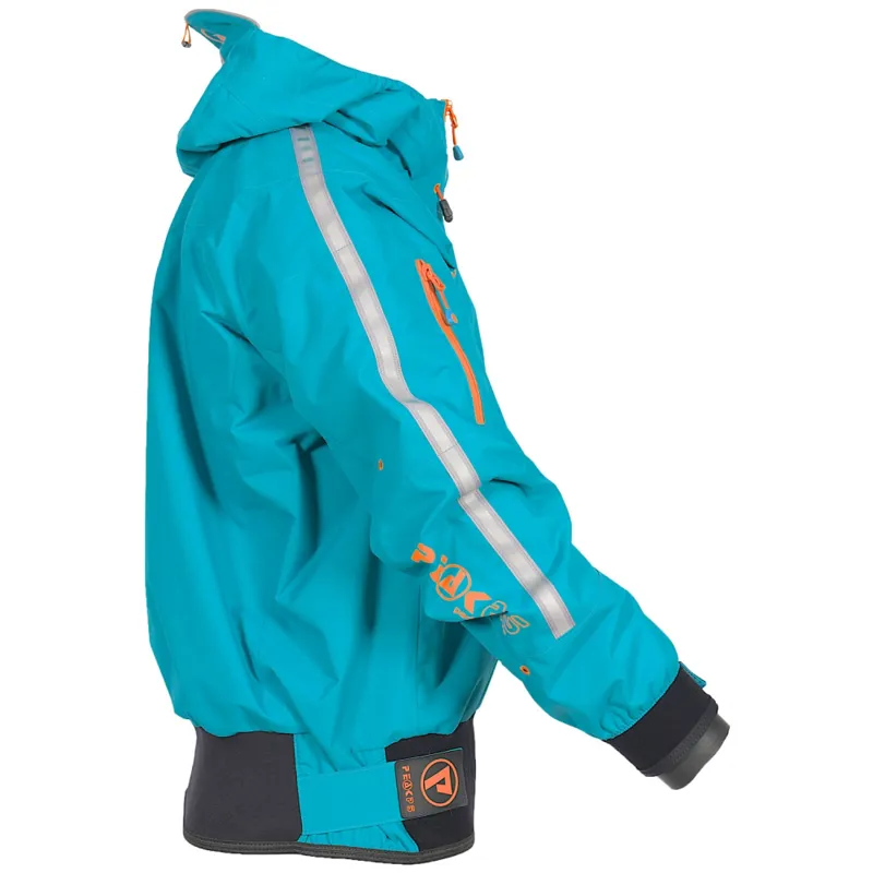 2024 Peak PS Adventure Single Waist X2.5 Kayaking Jacket with Hood Blue-3