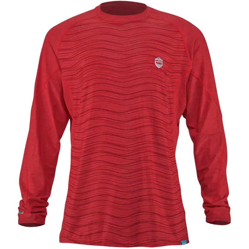 2021 NRS Silkweight Long Sleeved Thermal Top Silkweight in Blue or Red-5