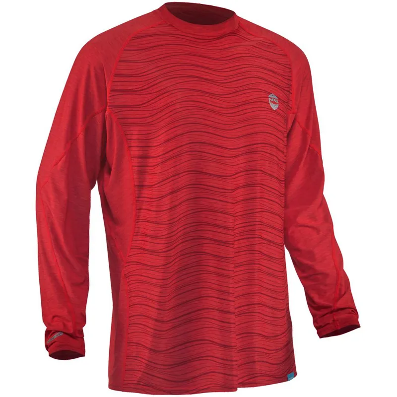 2021 NRS Silkweight Long Sleeved Thermal Top Silkweight in Blue or Red-7