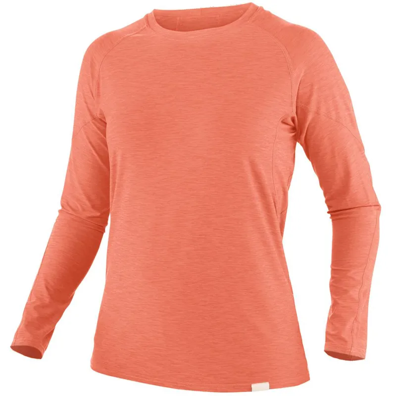 2021 NRS Silkweight Long Sleeved Womens Thermal Top in Blue or Peach-1