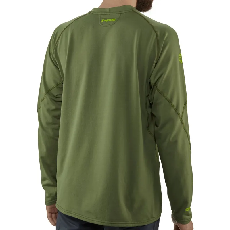 2021 NRS Lightweight Unisex Long Sleeved Thermal Top in Green-1