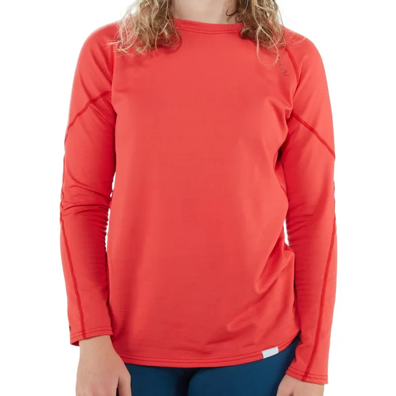 2021 NRS Lightweight Womens Long Sleeved Thermal Top in Peach-3