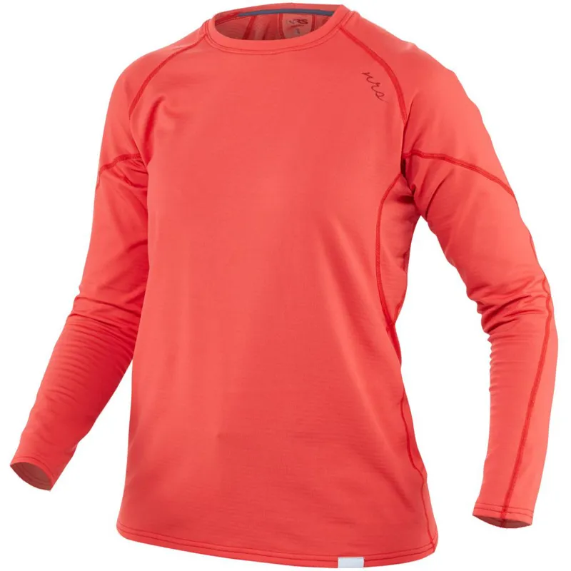 2021 NRS Lightweight Womens Long Sleeved Thermal Top in Peach