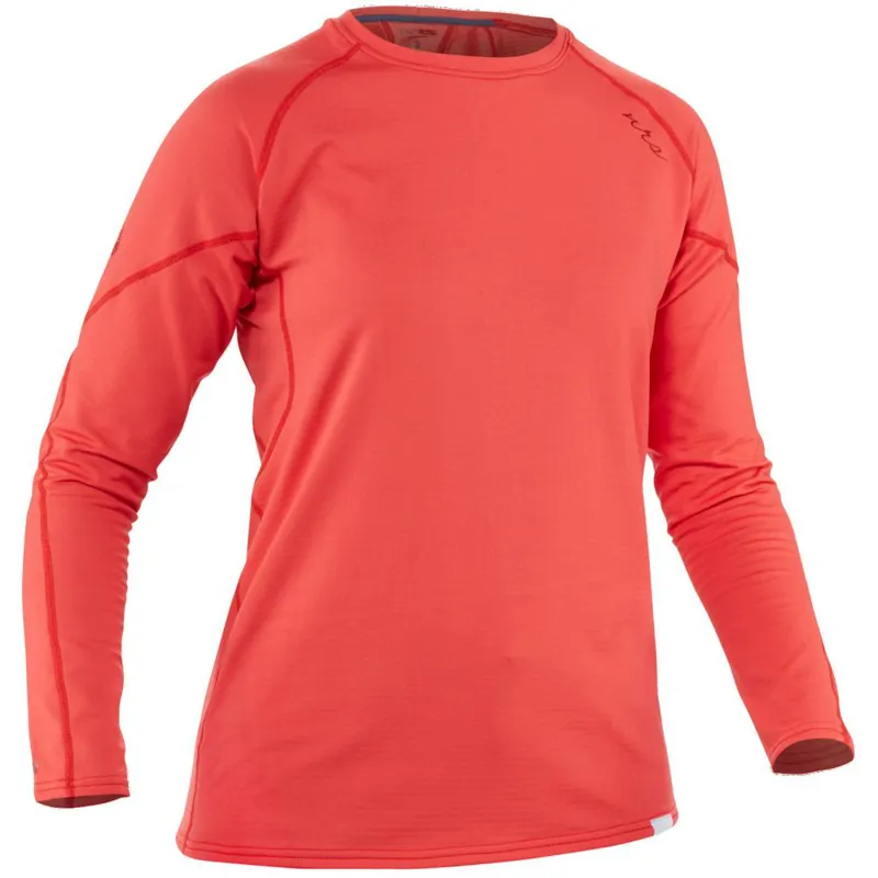 2021 NRS Lightweight Womens Long Sleeved Thermal Top in Peach-1