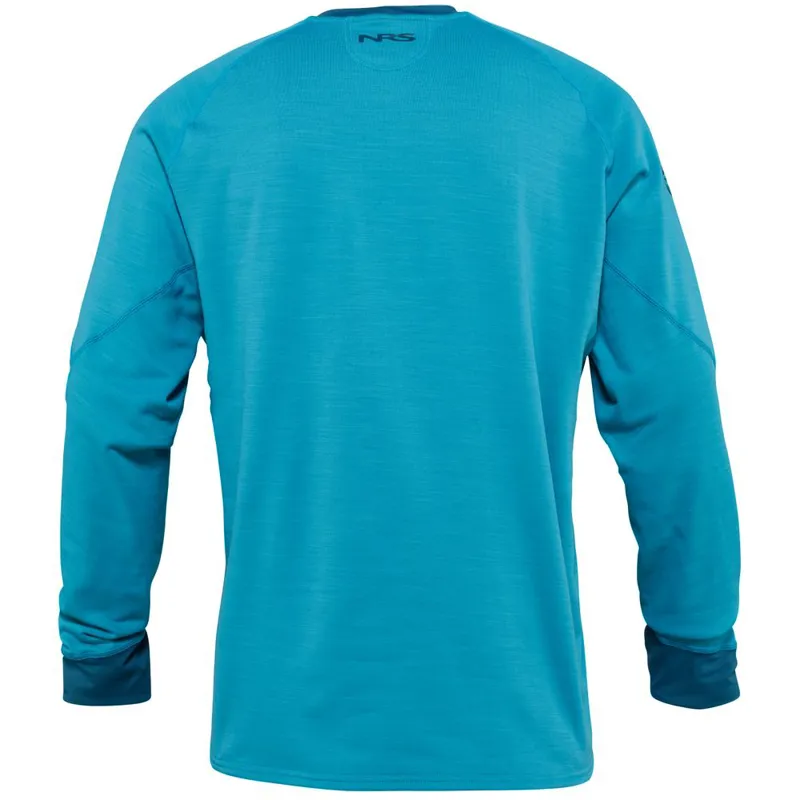 2021 NRS Expedition Weight Mens Long Sleeved Thermal in Blue-4