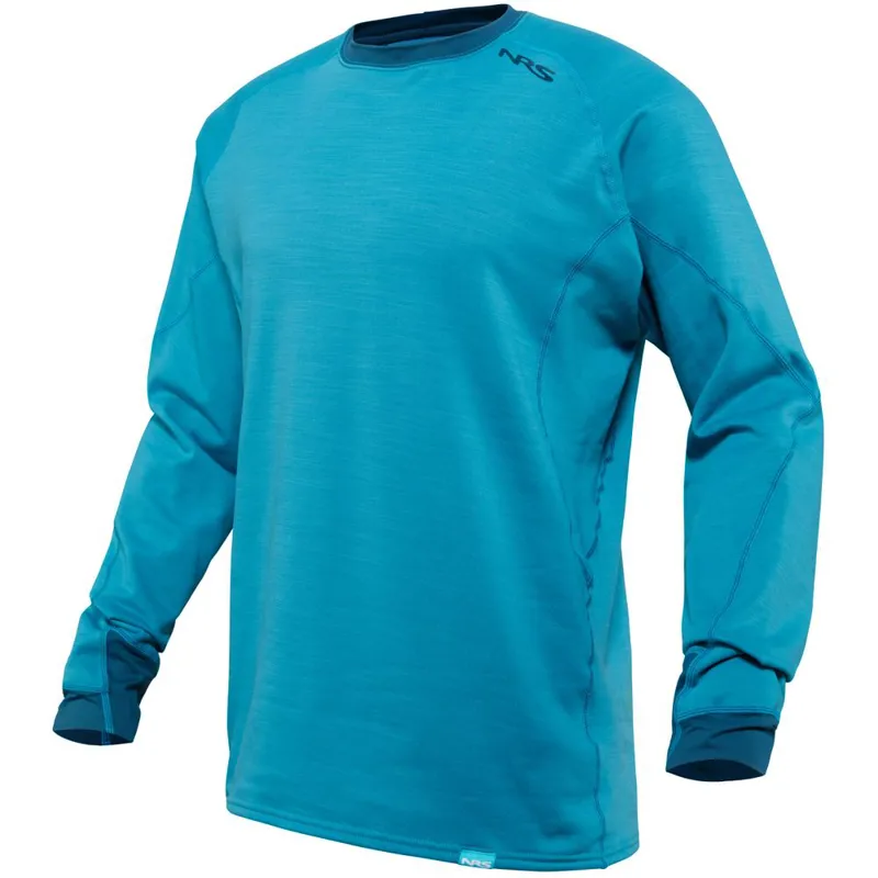 2021 NRS Expedition Weight Mens Long Sleeved Thermal in Blue