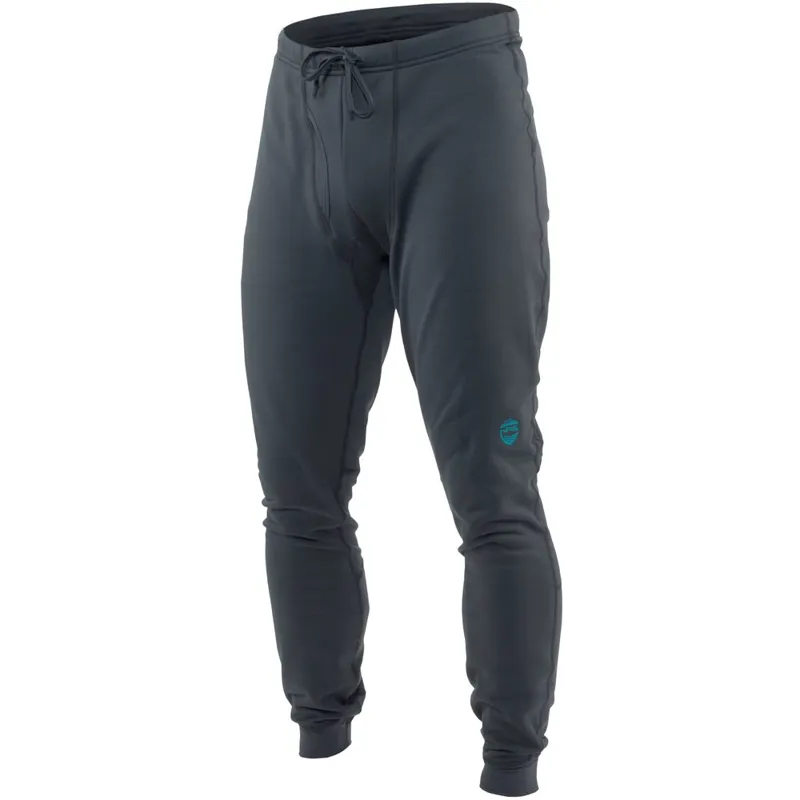 2021 NRS Expedition Weight Mens Thermal Bottoms in Dark Grey Small