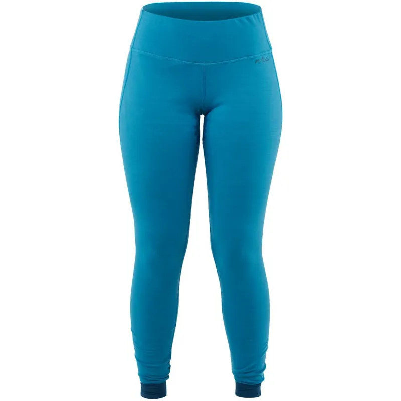 2021 NRS Expedition Weight Womens Thermal Bottoms in Blue-5