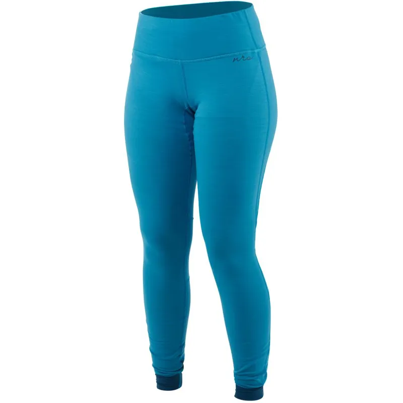 2021 NRS Expedition Weight Womens Thermal Bottoms in Blue-1