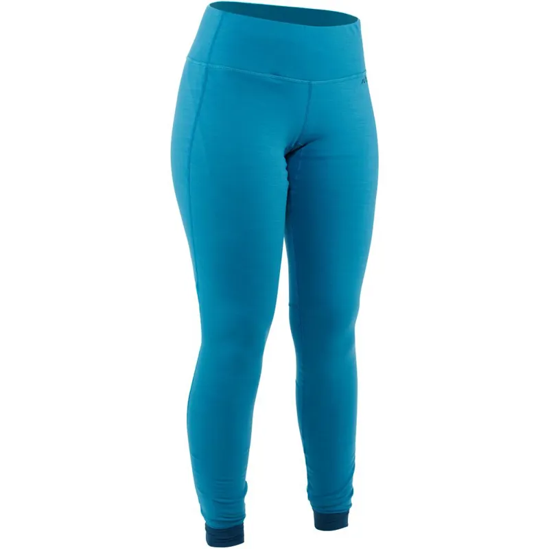 2021 NRS Expedition Weight Womens Thermal Bottoms in Blue
