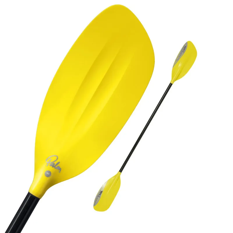 2022 Palm Equipment Maverick G1 Intermediate Whitewater Paddle in Yellow