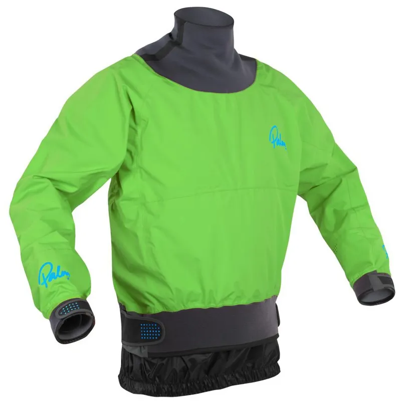 2021 Palm Equipment Vertigo Jacket Semi Dry Whtiewater Cag in Lime