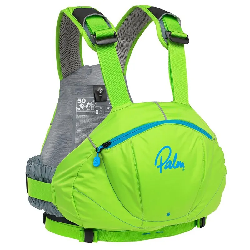 2021 Palm Equipment FX Whitewater Buoyancy Aid in Lime