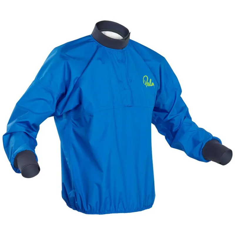 2022 Palm Equipment Pop Unisex Durable Paddling Jacket in Blue