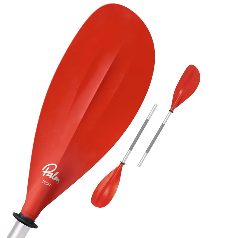 2021 Palm Equipment Drift 2 Piece General Purpose Touring Kayak Paddle in Red