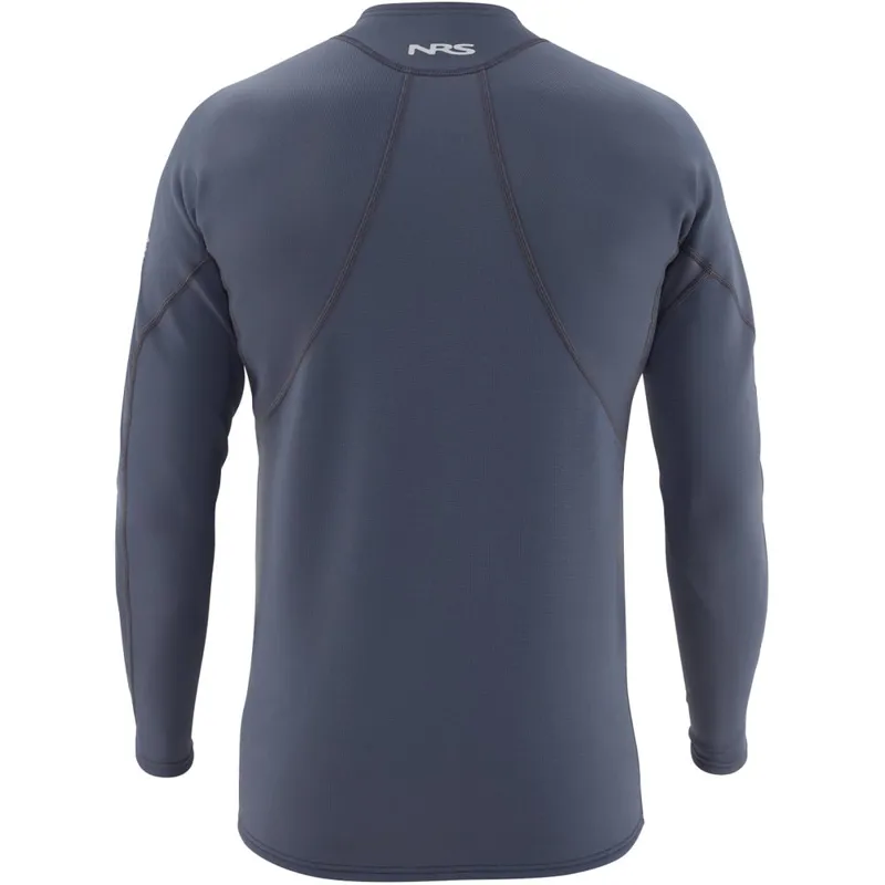 2024 NRS Mens HydroSkin Lined Jacket for Paddlesports in Dark Shadow-2
