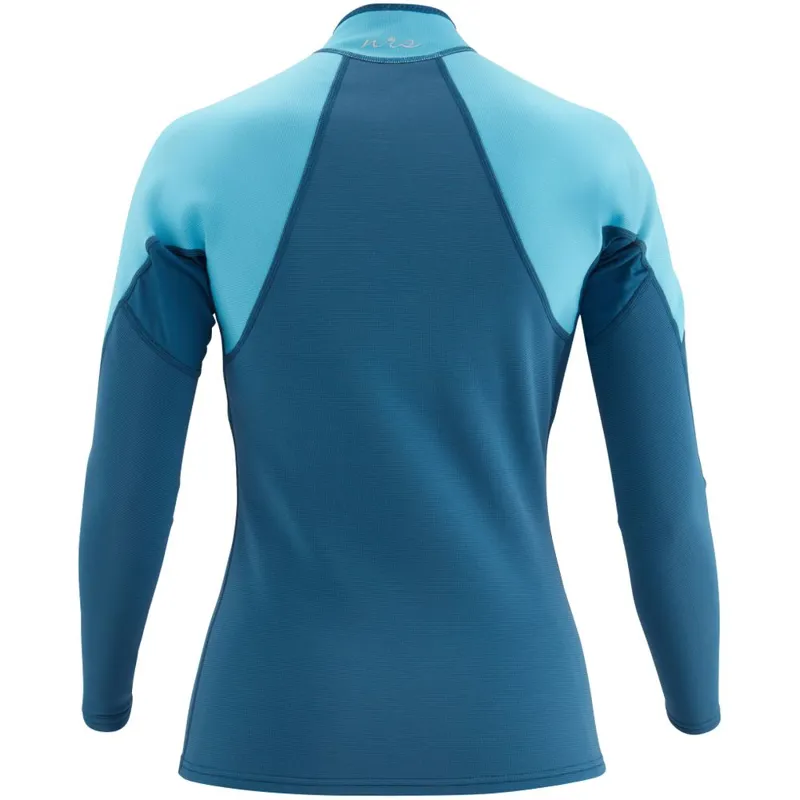 2024 NRS Womens HydroSkin Lined Jacket for Paddlesports in Poseidon-3