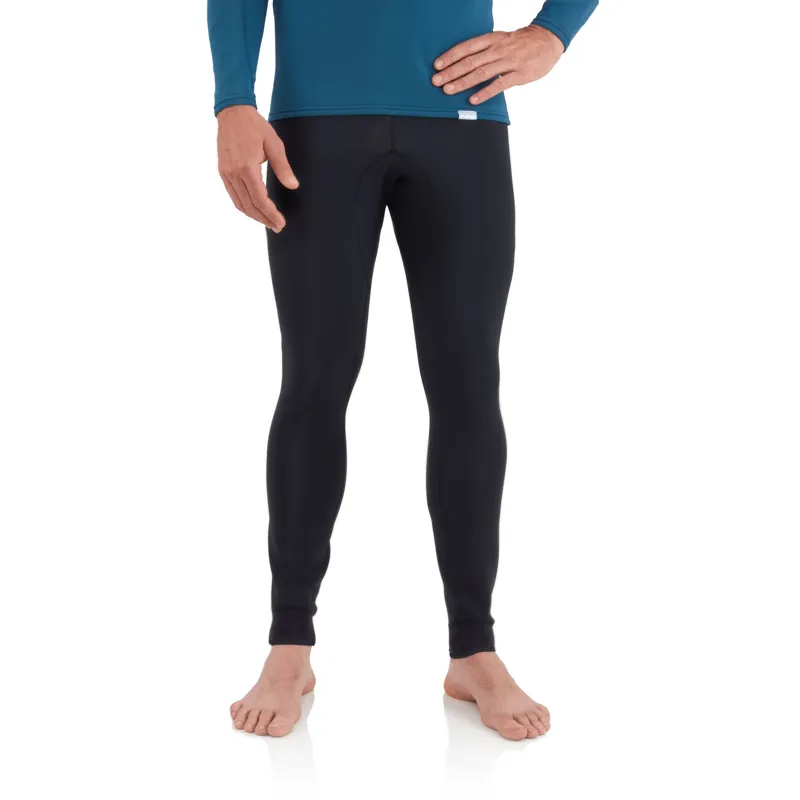 2024 NRS Mens HydroSkin Lined Pants for Paddlesports in Black-5