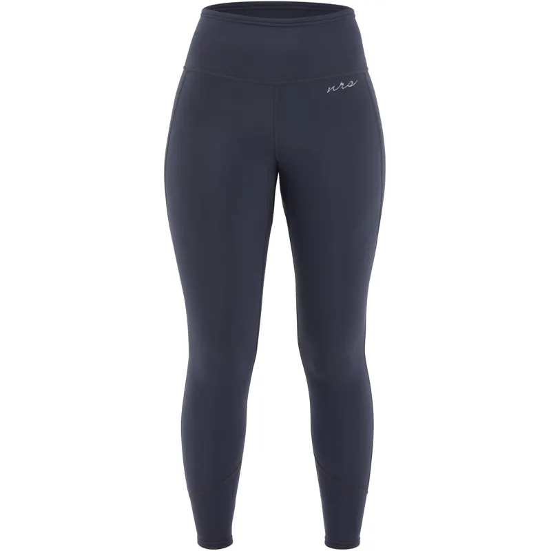 2024 NRS Womens HydroSkin Lined Pant for Paddlesports in Grey-2