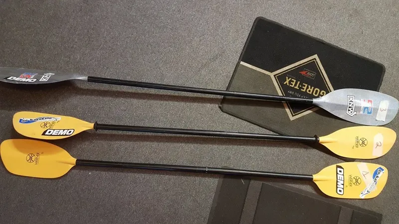 A Variety of Miscellaneous Touring Paddles