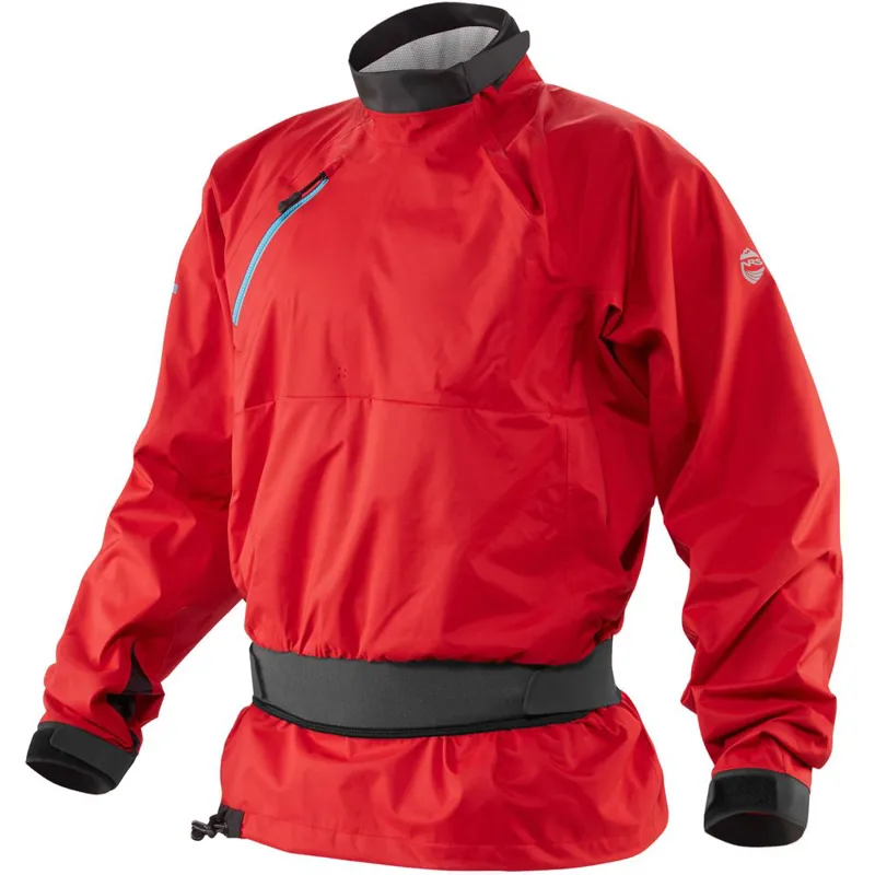 2021 NRS Helium Touring Mens Splash Jacket - Red