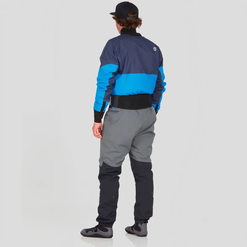 2024 NRS Mens Stratos Semi Dry mMid-weight Paddling Jacket in Blue-2