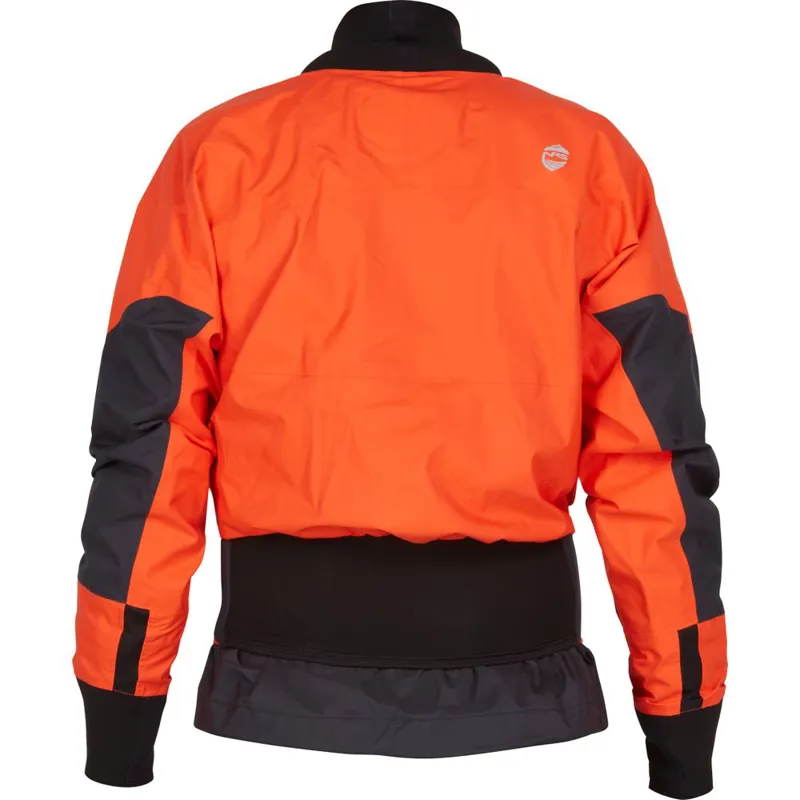 2024 NRS Mens Stratos Whitewater Semi Dry Paddling Jacket in Flare-1