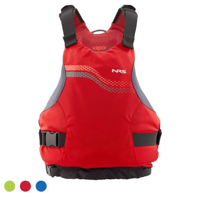 2021 NRS Vapor Low Profile Touring PFD in Red Blue or Green
